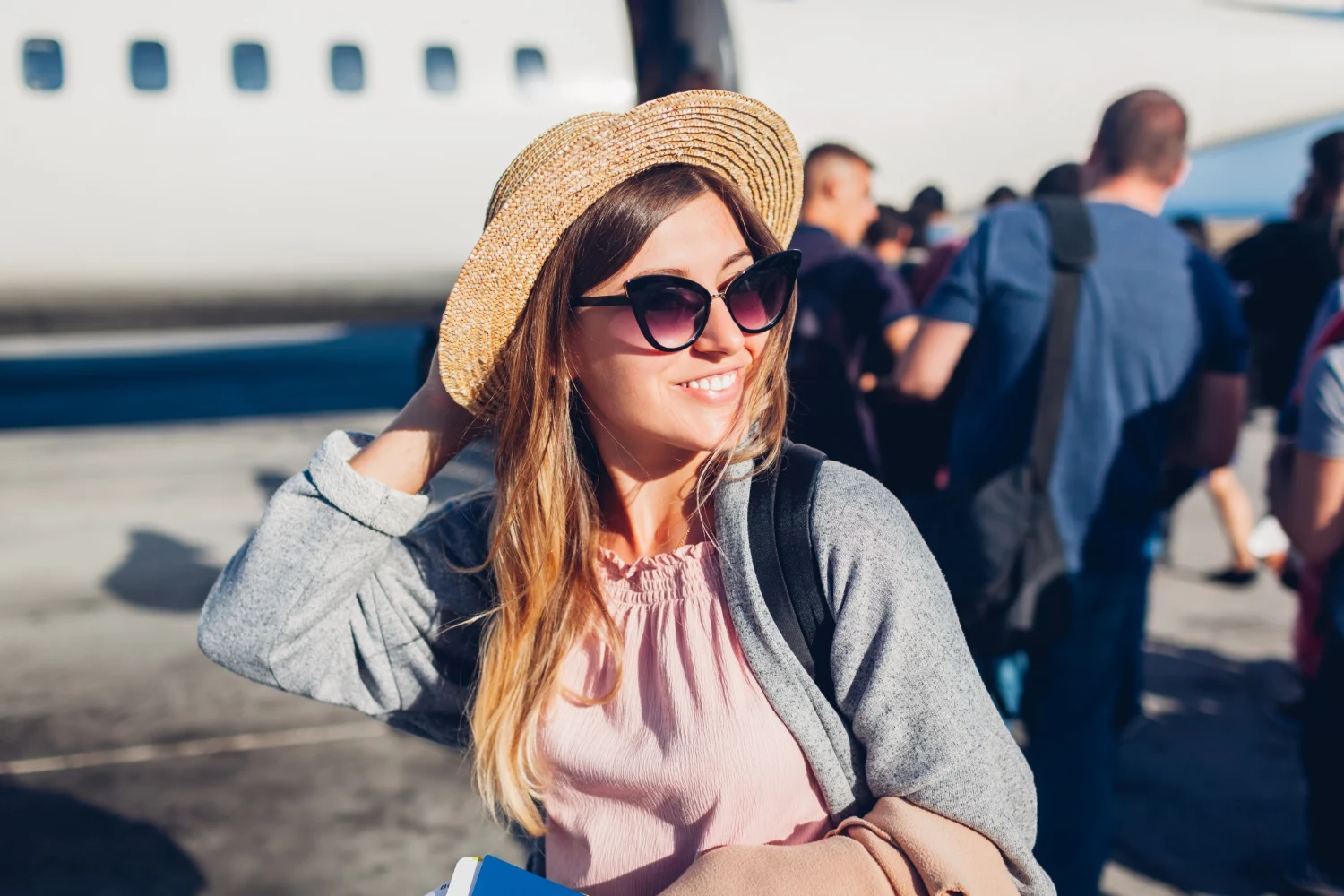 Llegadas de pasajeros y aeropuertos